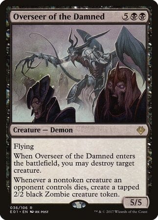 Overseer of the Damned [Archenemy: Nicol Bolas] MTG Single Magic: The Gathering  | Multizone: Comics And Games