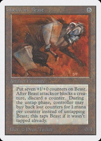 Clockwork Beast [Unlimited Edition] MTG Single Magic: The Gathering  | Multizone: Comics And Games