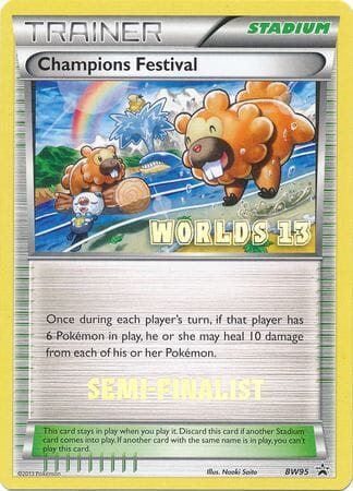 Champions Festival (BW95) (2013 Semi Finalist) [Black & White: Black Star Promos] Pokemon Single Pokémon  | Multizone: Comics And Games