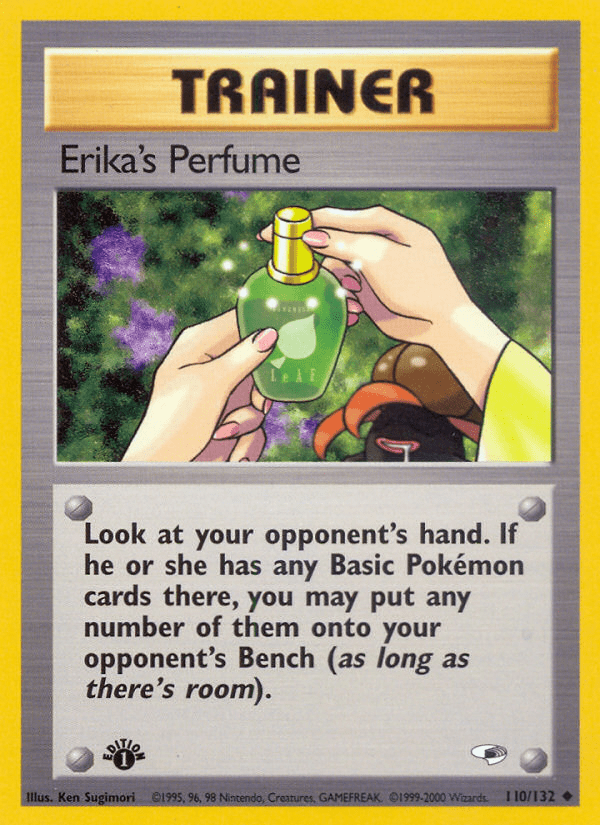 Erika's Perfume (110/132) [Gym Heroes 1st Edition] Pokemon Single Pokémon  | Multizone: Comics And Games