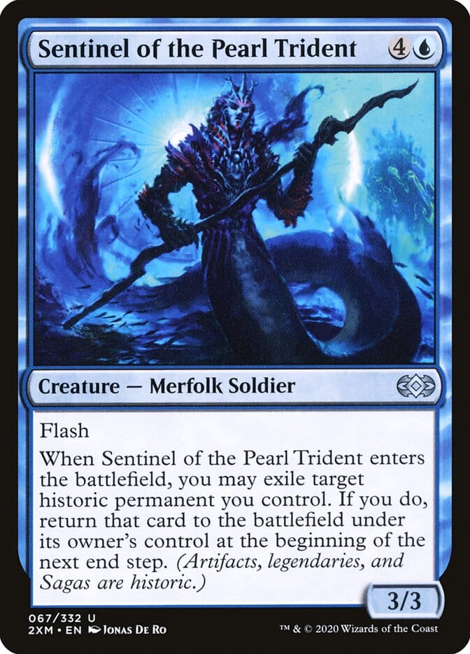 Sentinel of the Pearl Trident [Double Masters] MTG Single Magic: The Gathering  | Multizone: Comics And Games