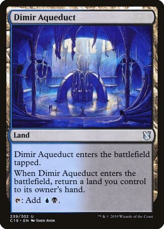 Dimir Aqueduct [Commander 2019] MTG Single Magic: The Gathering  | Multizone: Comics And Games