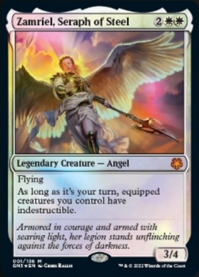 Zamriel, Seraph of Steel [Game Night: Free-for-All] MTG Single Magic: The Gathering  | Multizone: Comics And Games