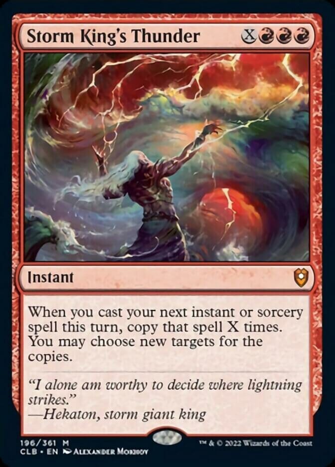 Storm King's Thunder [Commander Legends: Battle for Baldur's Gate] MTG Single Magic: The Gathering  | Multizone: Comics And Games