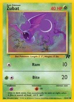 Zubat (70/82) [Team Rocket Unlimited] Pokemon Single Pokémon  | Multizone: Comics And Games