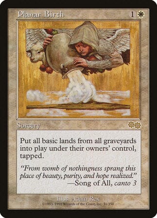 Planar Birth [Urza's Saga] MTG Single Magic: The Gathering  | Multizone: Comics And Games