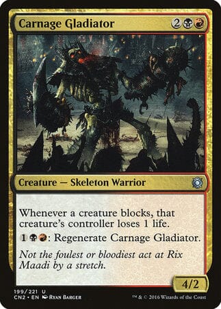Carnage Gladiator [Conspiracy: Take the Crown] MTG Single Magic: The Gathering  | Multizone: Comics And Games