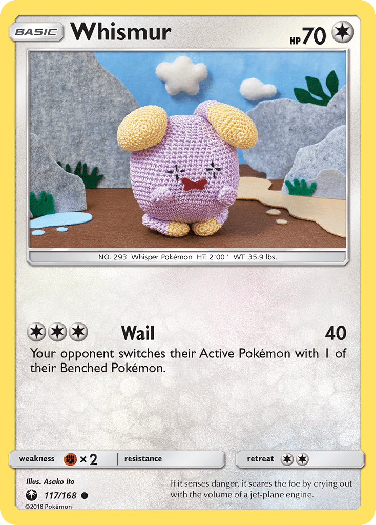 Whismur (117/168) [Sun & Moon: Celestial Storm] Pokemon Single Pokémon  | Multizone: Comics And Games