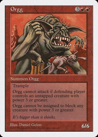 Orgg [Fifth Edition] MTG Single Magic: The Gathering  | Multizone: Comics And Games