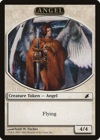 Angel Token [Magic Player Rewards 2004] MTG Single Magic: The Gathering  | Multizone: Comics And Games