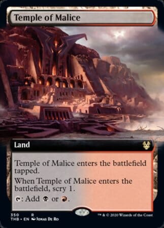 Temple of Malice (Extended Art) [Theros Beyond Death] MTG Single Magic: The Gathering  | Multizone: Comics And Games