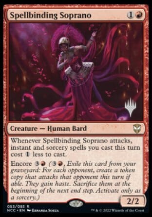 Spellbinding Soprano (Promo Pack) [Streets of New Capenna Commander Promos] MTG Single Magic: The Gathering  | Multizone: Comics And Games