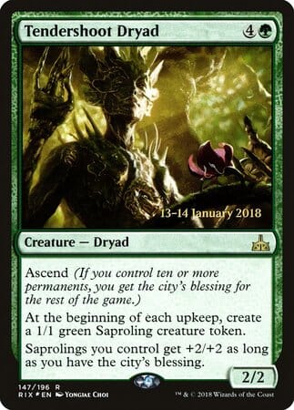 Tendershoot Dryad [Rivals of Ixalan Promos] MTG Single Magic: The Gathering  | Multizone: Comics And Games