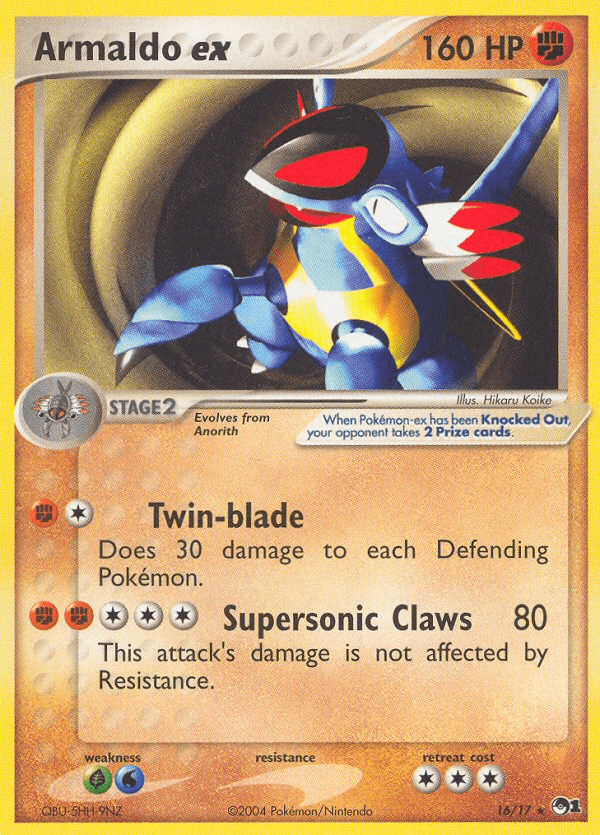 Armaldo ex (16/17) [POP Series 1] Pokemon Single Pokémon  | Multizone: Comics And Games