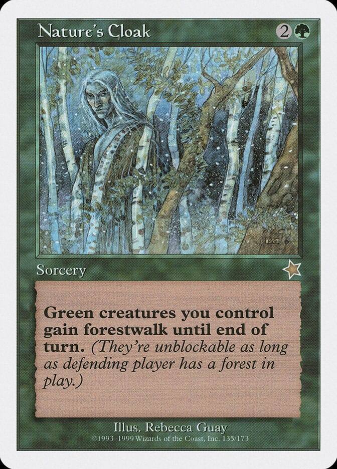 Nature's Cloak [Starter 1999] MTG Single Magic: The Gathering  | Multizone: Comics And Games