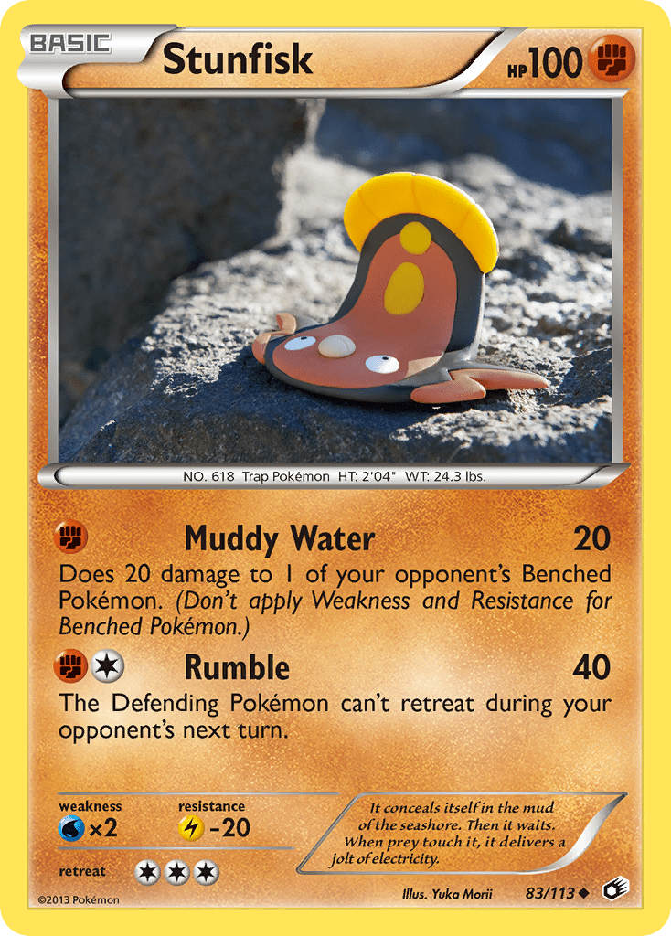 Stunfisk (83/113) [Black & White: Legendary Treasures] Pokemon Single Pokémon  | Multizone: Comics And Games