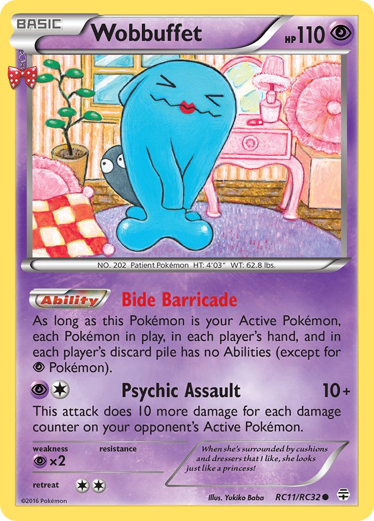 Wobbuffet (RC11/RC32) [XY: Generations] Pokemon Single Pokémon  | Multizone: Comics And Games