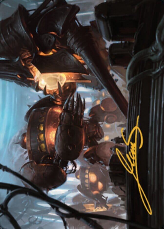 Autonomous Assembler Art Card (Gold-Stamped Signature) [The Brothers' War Art Series] MTG Single Magic: The Gathering  | Multizone: Comics And Games
