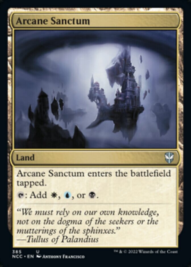 Arcane Sanctum [Streets of New Capenna Commander] MTG Single Magic: The Gathering  | Multizone: Comics And Games