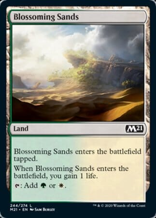 Blossoming Sands [Core Set 2021] MTG Single Magic: The Gathering  | Multizone: Comics And Games