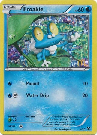 Froakie (4/12) [McDonald's Promos: 2014 Collection] Pokemon Single Pokémon  | Multizone: Comics And Games