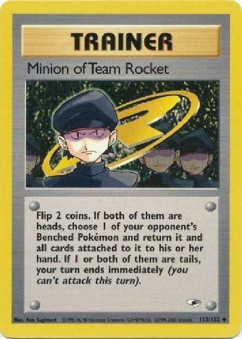 Minion of Team Rocket (113/132) [Gym Heroes Unlimited] Pokemon Single Pokémon  | Multizone: Comics And Games