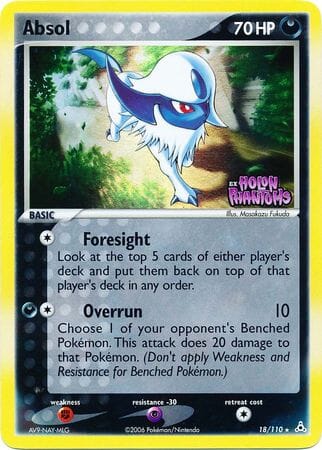 Absol (18/110) (Stamped) [EX: Holon Phantoms] Pokemon Single Pokémon  | Multizone: Comics And Games