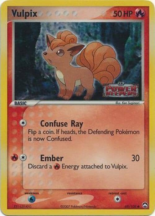 Vulpix (69/108) (Stamped) [EX: Power Keepers] Pokemon Single Pokémon  | Multizone: Comics And Games