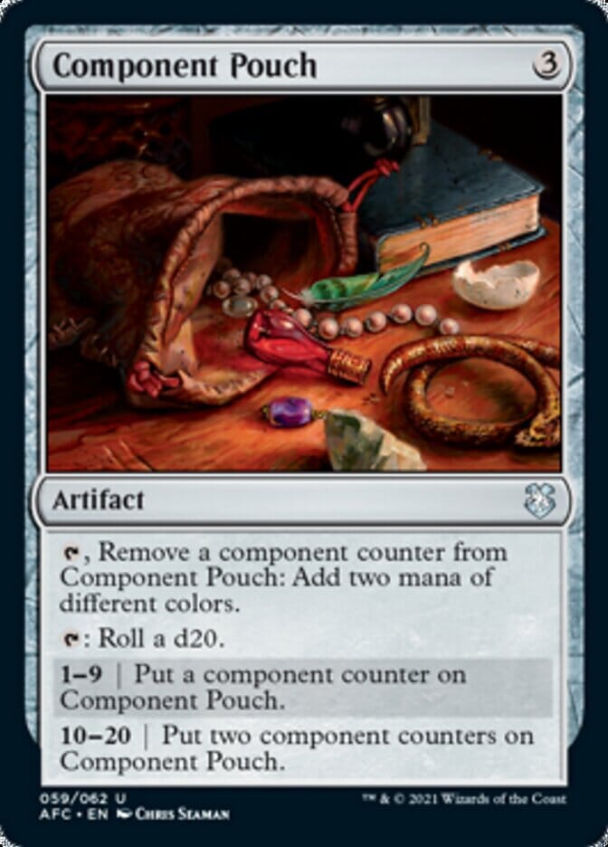 Component Pouch [Dungeons & Dragons: Adventures in the Forgotten Realms Commander] MTG Single Magic: The Gathering  | Multizone: Comics And Games