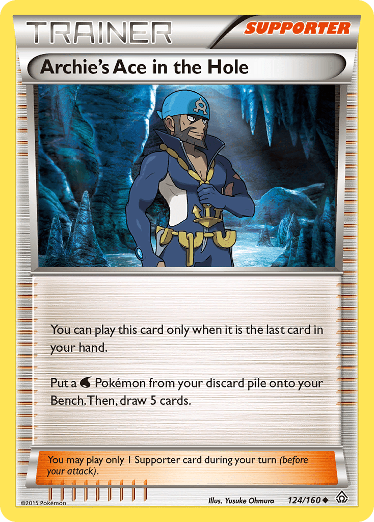 Archie's Ace in the Hole (124/160) [XY: Primal Clash] Pokemon Single Pokémon  | Multizone: Comics And Games
