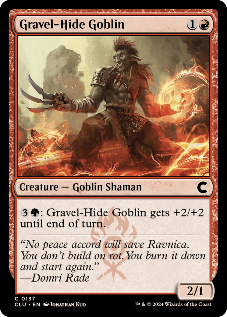 Gravel-Hide Goblin [Ravnica: Clue Edition] MTG Single Magic: The Gathering  | Multizone: Comics And Games