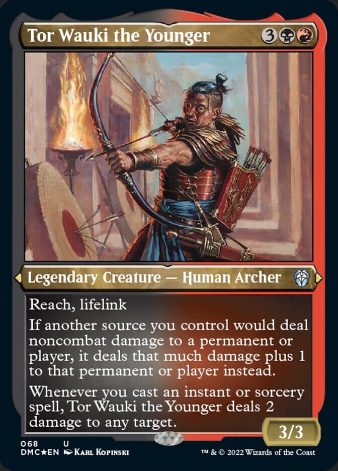 Tor Wauki the Younger (Foil Etched) [Dominaria United Commander] MTG Single Magic: The Gathering  | Multizone: Comics And Games