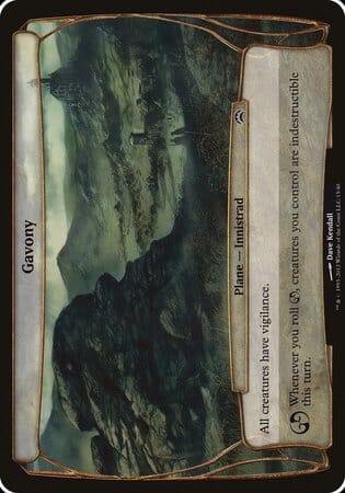 Gavony (Planechase 2012) [Planechase 2012 Planes] MTG Single Magic: The Gathering  | Multizone: Comics And Games