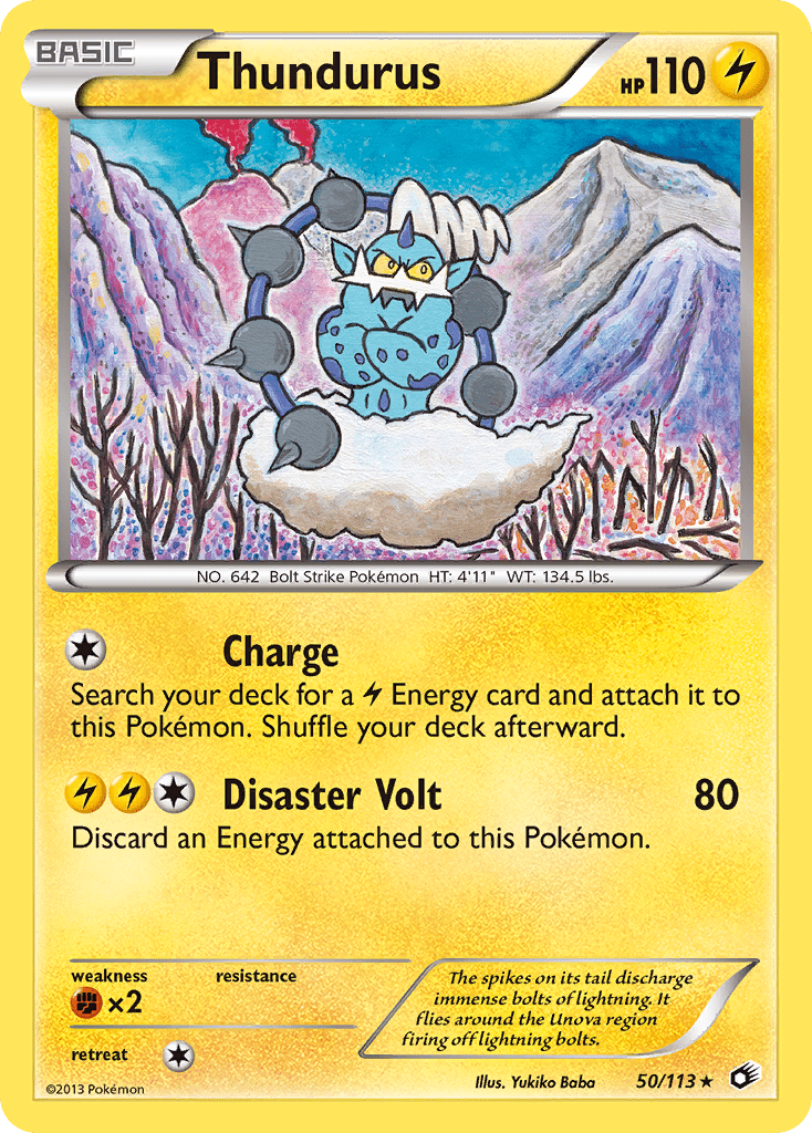 Thundurus (50/113) (Theme Deck Exclusive) [Black & White: Legendary Treasures] Pokemon Single Pokémon  | Multizone: Comics And Games