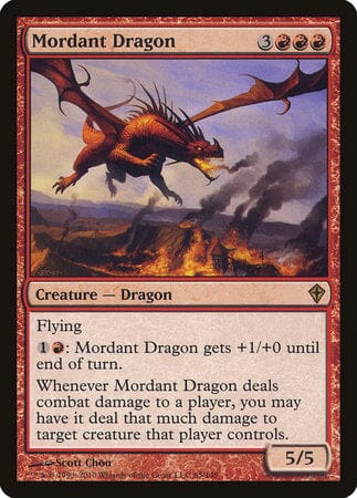 Mordant Dragon [Worldwake] MTG Single Magic: The Gathering  | Multizone: Comics And Games
