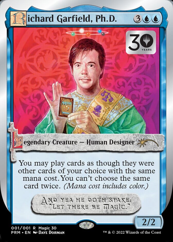 Richard Garfield, Ph.D. [30th Anniversary Promos] MTG Single Magic: The Gathering  | Multizone: Comics And Games