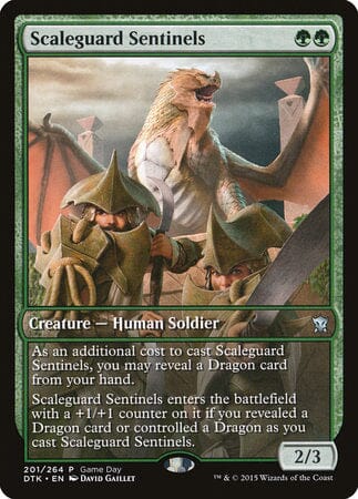 Scaleguard Sentinels [Dragons of Tarkir Promos] MTG Single Magic: The Gathering  | Multizone: Comics And Games
