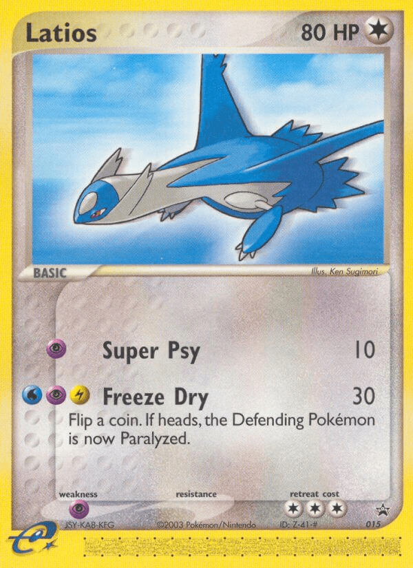 Latios (015) [Nintendo: Black Star Promos] Pokemon Single Pokémon  | Multizone: Comics And Games