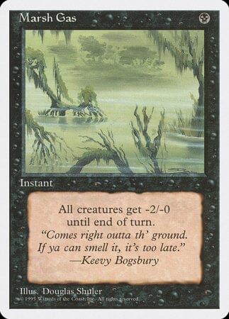 Marsh Gas [Fourth Edition] MTG Single Magic: The Gathering  | Multizone: Comics And Games