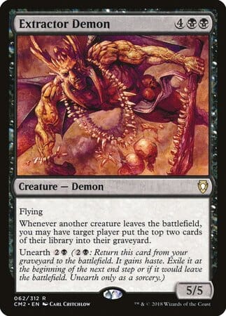 Extractor Demon [Commander Anthology Volume II] MTG Single Magic: The Gathering  | Multizone: Comics And Games