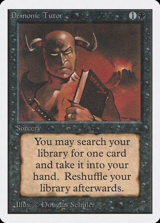 Demonic Tutor [Unlimited Edition] MTG Single Magic: The Gathering  | Multizone: Comics And Games