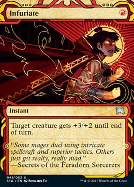 Infuriate (Etched Foil) [Strixhaven Mystical Archive] MTG Single Magic: The Gathering  | Multizone: Comics And Games