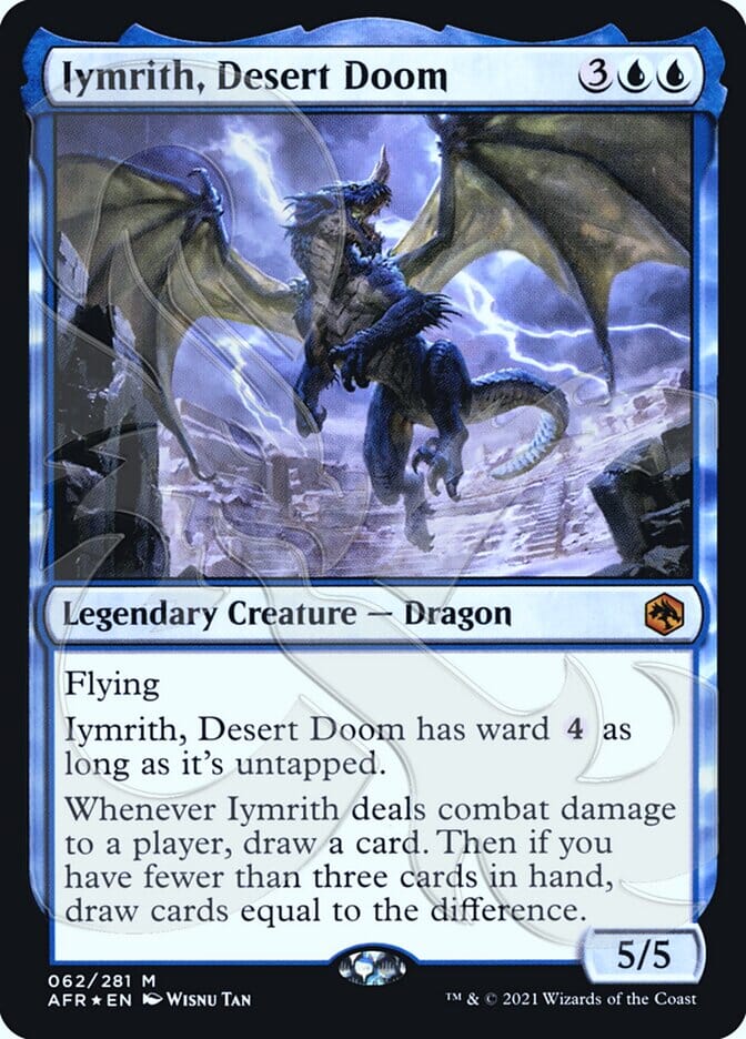 Iymrith, Desert Doom (Ampersand Promo) [Dungeons & Dragons: Adventures in the Forgotten Realms Promos] MTG Single Magic: The Gathering  | Multizone: Comics And Games
