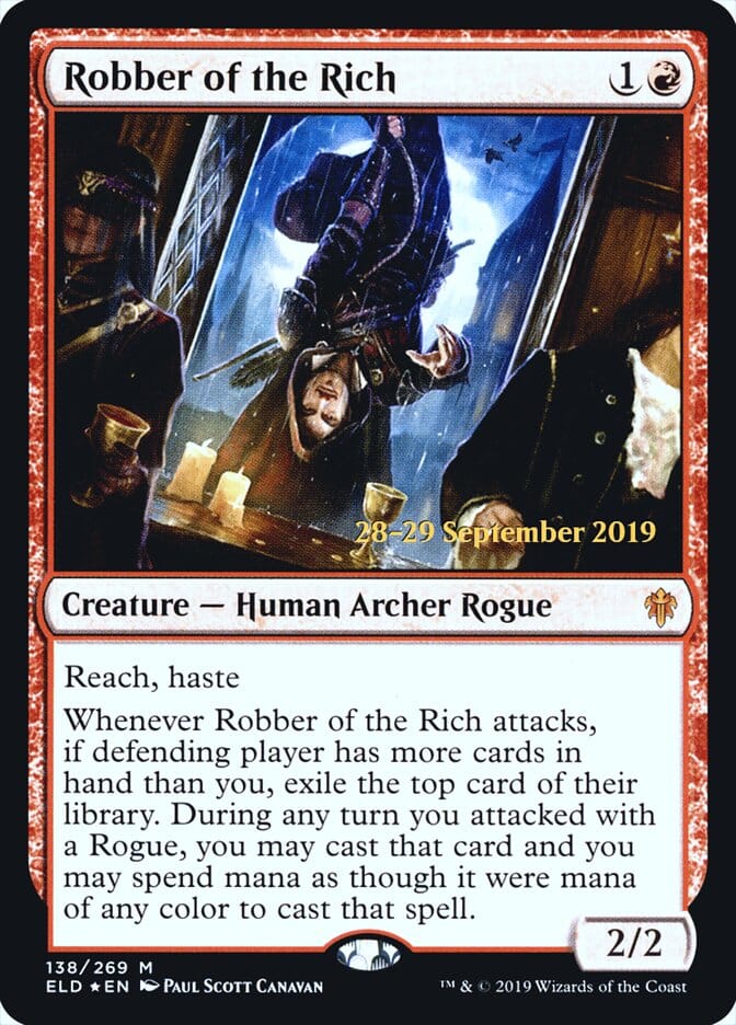 Robber of the Rich [Throne of Eldraine Prerelease Promos] MTG Single Magic: The Gathering  | Multizone: Comics And Games
