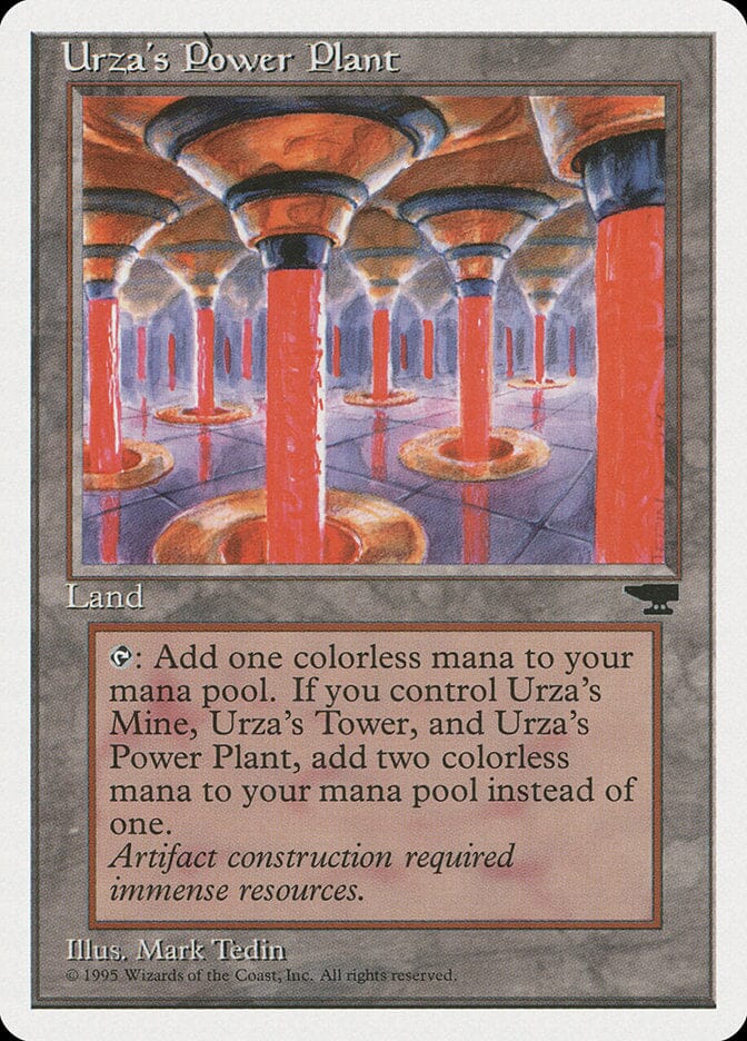 Urza's Power Plant (Red Columns) [Chronicles] MTG Single Magic: The Gathering  | Multizone: Comics And Games