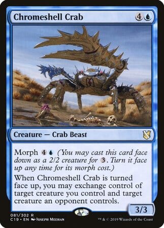 Chromeshell Crab [Commander 2019] MTG Single Magic: The Gathering  | Multizone: Comics And Games