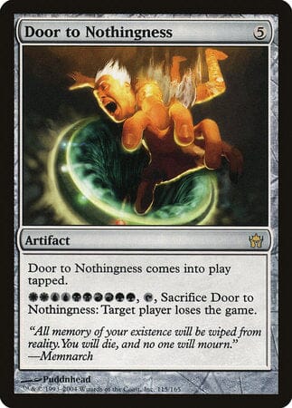 Door to Nothingness [Fifth Dawn] MTG Single Magic: The Gathering  | Multizone: Comics And Games