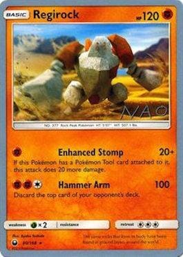 Regirock (80/168) (Buzzroc - Naohito Inoue) [World Championships 2018] Pokemon Single Pokémon  | Multizone: Comics And Games