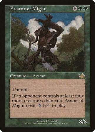 Avatar of Might [Prophecy] MTG Single Magic: The Gathering  | Multizone: Comics And Games