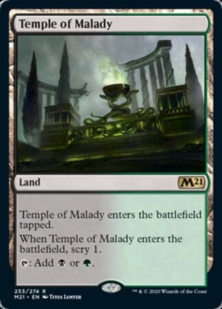 Temple of Malady [Core Set 2021] MTG Single Magic: The Gathering  | Multizone: Comics And Games